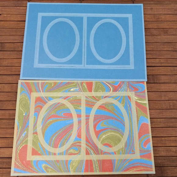 4 Creative Memories Cosmos Reversible Die Cut Photo Frames 2005 - Picture 2 of 7